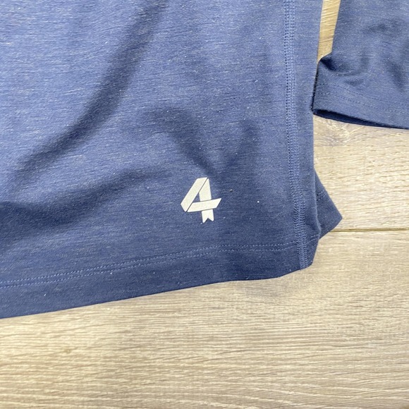 Fourlaps x Peloton Pullover Mens XL Navy Blue Quarter Zip Long Sleeve Athletic - Picture 12 of 13